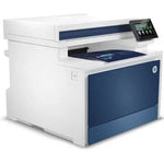 Multifunción Láser Color HP LaserJet Pro 4302dw/ WiFi/ Dúplex/ ADF/ Blanca y Azul - PixelPlaza