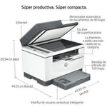 Multifunción Láser Monocromo HP Laserjet MFP M234SDN Dúplex/ ADF/ Blanca - PixelPlaza