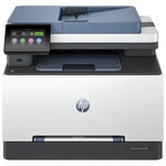 Multifunción Láser Color HP LaserJet Pro MFP 3302FDN Fax/ Dúplex/ Blanca y Azul - PixelPlaza