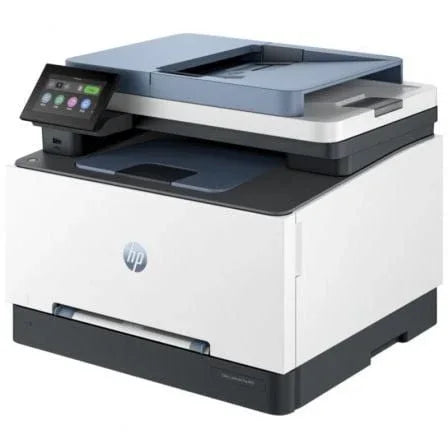 Multifunción Láser Color HP LaserJet Pro MFP 3302FDN Fax/ Dúplex/ Blanca y Azul - PixelPlaza