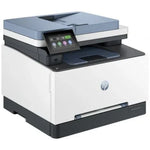 Multifunción Láser Color HP LaserJet Pro MFP 3302FDN Fax/ Dúplex/ Blanca y Azul - PixelPlaza