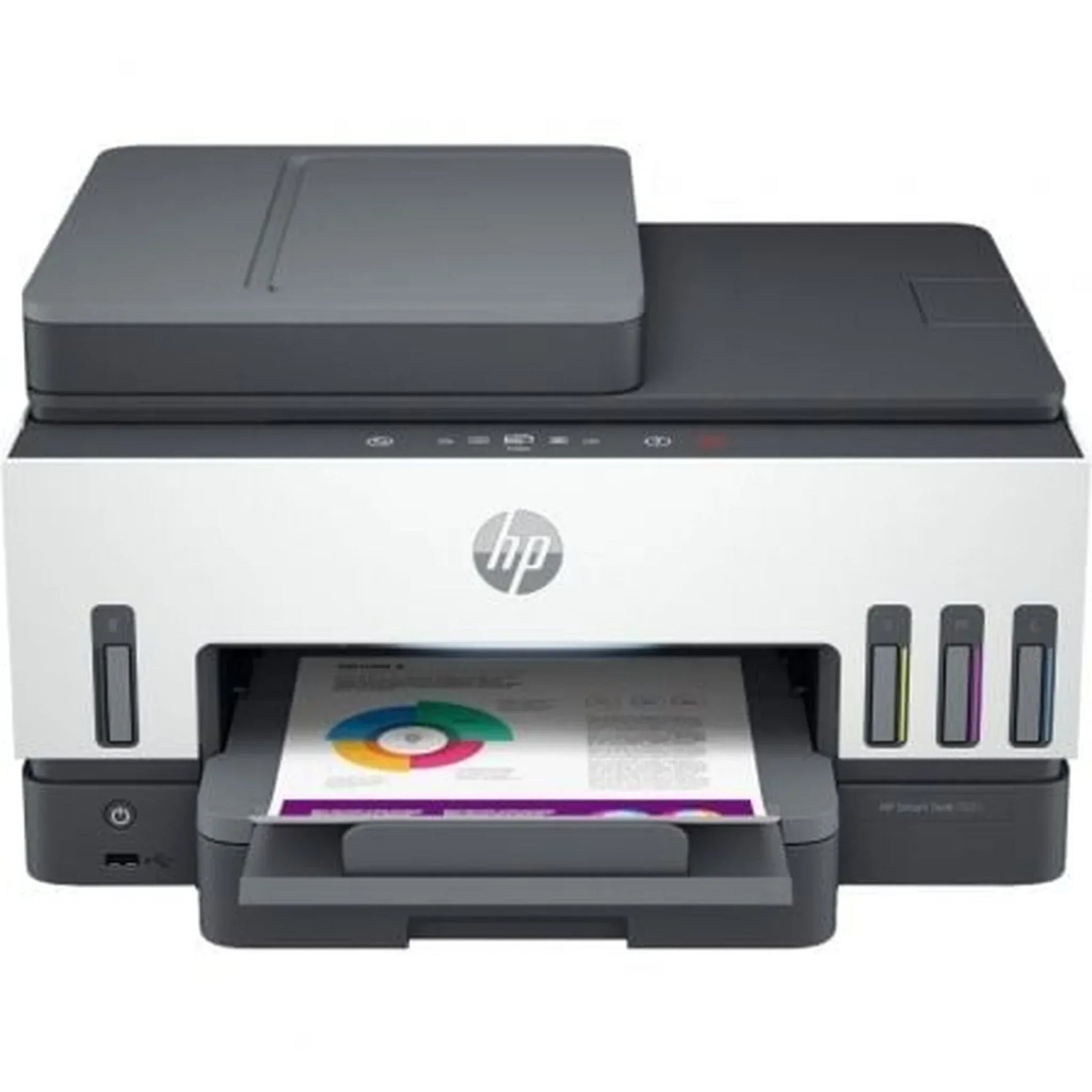 Multifunción Recargable HP Smart Tank 7605 WiFi/ Fax/ Dúplex/ Blanca - PixelPlaza