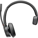 Auricular Inalámbrico Poly Voyager 4310 + Adaptador BT700 + Base de Carga/ con Micrófono/ Bluetooth/ Negro - PixelPlaza