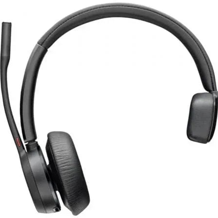 Auricular Inalámbrico Poly Voyager 4310 + Adaptador BT700 + Base de Carga/ con Micrófono/ Bluetooth/ Negro - PixelPlaza