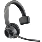 Auricular Inalámbrico Poly Voyager 4310 + Adaptador BT700 + Base de Carga/ con Micrófono/ Bluetooth/ Negro - PixelPlaza