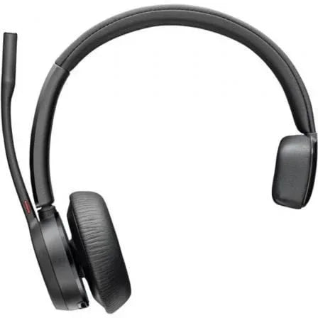 Auricular Inalámbrico Poly Voyager 4310 para Microsoft Teams + Adaptador BT700 + Base de Carga/ con Micrófono/ Bluetooth/ Negro - PixelPlaza
