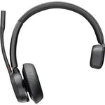 Auricular Inalámbrico Poly Voyager 4310 + Adaptador BT700 + Base de Carga/ con Micrófono/ Bluetooth/ Negro - PixelPlaza