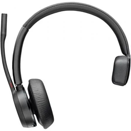 Auricular Inalámbrico Poly Voyager 4310-M para Microsoft Teams + Adaptador BT700 + Base de Carga/ con Micrófono/ Bluetooth/ Negro - PixelPlaza