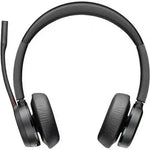 Auriculares Inalámbricos Poly Voyager 4320 UC + Adaptador BT700 + Base de Carga/ con Micrófono/ Bluetooth/ Negros - PixelPlaza