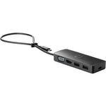 Docking USB 3.0 Tipo-C HP USB-C Travel G2/ 2xUSB/ 1xHDMI 4K/ 1xVGA/ Negro - PixelPlaza