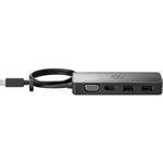 Docking USB 3.0 Tipo-C HP USB-C Travel G2/ 2xUSB/ 1xHDMI 4K/ 1xVGA/ Negro - PixelPlaza