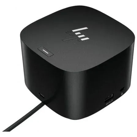 Docking USB Tipo-C HP G4/ 2xUSB/ 2xUSB Tipo-C/ 1xAC/ 1xHDMI/ 1xRJ45/ 2xDisplayPort/ 1xThunderbolt/ 2xUSB PD/ 1xUSB Tipo-C PD/ 2xTarjetas NIC/ Negro - PixelPlaza