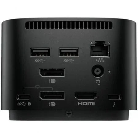 Docking USB Tipo-C HP G4/ 2xUSB/ 2xUSB Tipo-C/ 1xAC/ 1xHDMI/ 1xRJ45/ 2xDisplayPort/ 1xThunderbolt/ 2xUSB PD/ 1xUSB Tipo-C PD/ 2xTarjetas NIC/ Negro - PixelPlaza