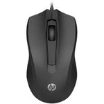 Ratón HP 105/ Hasta 1600 DPI/ Negro - PixelPlaza