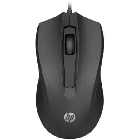 Ratón HP 105/ Hasta 1600 DPI/ Negro - PixelPlaza
