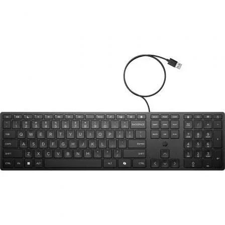 Teclado HP 320K/ Negro - PixelPlaza