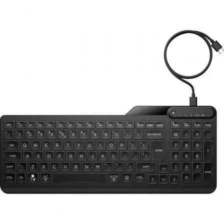 Teclado HP 405 Multidispositivo/ Negro - PixelPlaza