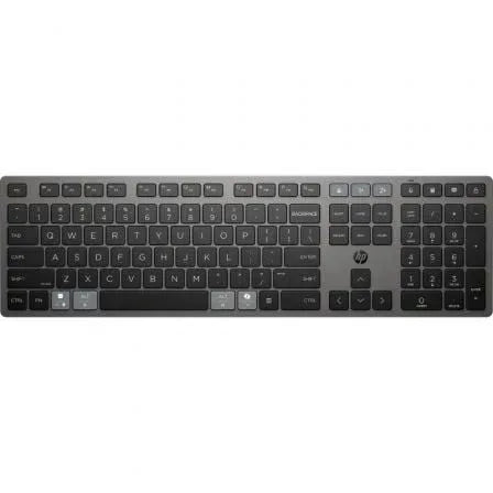 Teclado Inalambrico HP 725 Multidispositivo/ Negro - PixelPlaza