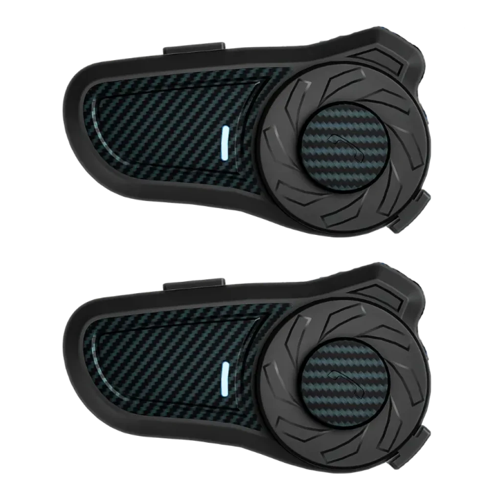 Hysnox X9 Mesh (Pack x2) 10 interlocutores Bluetooth 5.1 IP65 15h Intercomunicador para moto