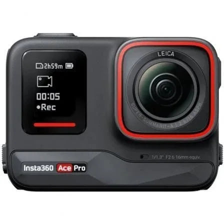Cámara Digital Deportiva Insta360 Ace Pro/ 8K/ Ángulo de visión 180º/ Negra - PixelPlaza
