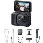Cámara Digital Deportiva Insta360 GO Ultra Pack Creador/ 4K/ Ángulo de visión 360ş/ Negra