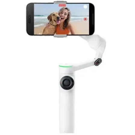 Gimbal palo selfie Insta360 Flow 2 Pro/ Blanco - PixelPlaza