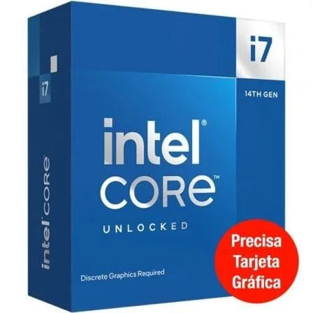 Procesador Intel Core i7-14700KF 3.40GHz Socket 1700 - PixelPlaza