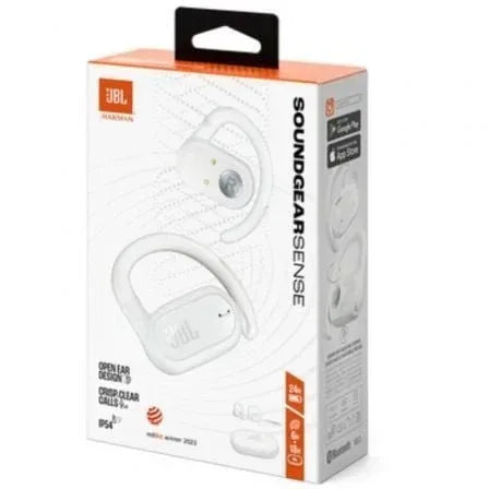 Auriculares Bluetooth JBL Soundgear Sense con estuche de carga/ Autonomía 8h/ Blanco - PixelPlaza