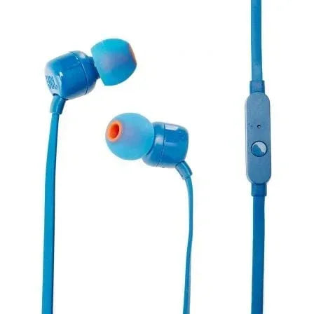 Auriculares Intrauditivos JBL Tune 110/ con Micrófono/ Jack 3.5/ Azules - PixelPlaza