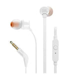Auriculares Intrauditivos JBL Tune 110/ con Micrófono/ Jack 3.5/ Blancos - PixelPlaza