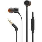 Auriculares Intrauditivos JBL Tune 160/ con Micrófono/ Jack 3.5/ Negros - PixelPlaza