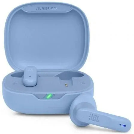 Auriculares Bluetooth JBL Vibe Flex con estuche de carga/ Autonomía 8h/ Azul - PixelPlaza