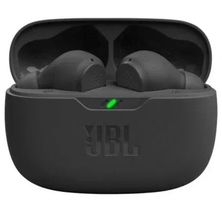 Auriculares Bluetooth JBL Wave Beam con estuche de carga/ Autonomía 8h/ Negros - PixelPlaza