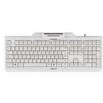 Teclado Cherry kc 1000 sc lector de tarjeta chip integrado dni USB Blanco #blanco