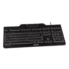 Teclado Cherry kc 1000 sc lector de tarjeta chip integrado dni USB Negro #negro