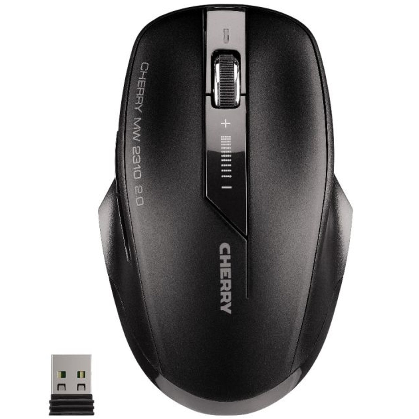 Mouse ratón Cherry inalámbrico mw 2310 USB 5 botones negro