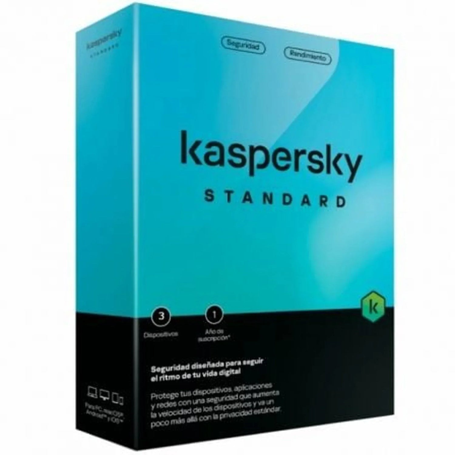 Antivirus Kaspersky Standard/ 3 Dispositivos/ 1 Ańo - PixelPlaza