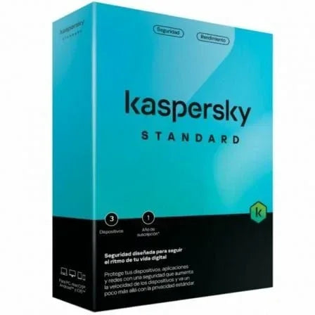 Antivirus Kaspersky Standard/ 3 Dispositivos/ 1 Año - PixelPlaza
