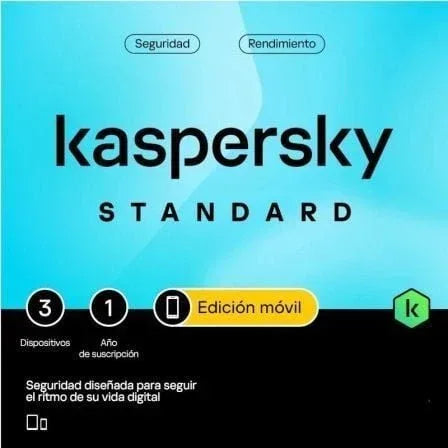 Kaspersky Standard Mobile para Android/ 3 Dispositivos/ 1 Año - PixelPlaza