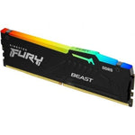 Memoria RAM Kingston FURY Beast RGB 16GB/ DDR5/ 5600MHz/ 1.25V/ CL40/ DIMM