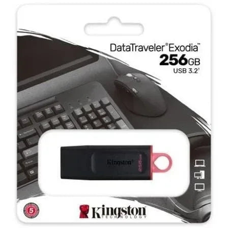 Pendrive 256GB Kingston DataTraveler Exodia USB 3.2 - PixelPlaza