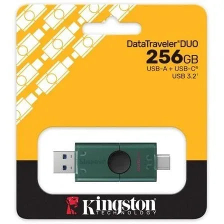 Pendrive 256GB Kingston DataTraveler Duo USB Tipo-C y USB 3.2 - PixelPlaza