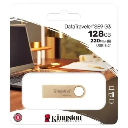 Pendrive 128GB Kingston DataTraveler SE9 G3 USB 3.2 - PixelPlaza