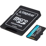 Tarjeta de Memoria Kingston CANVAS Go! Plus 256GB microSD XC con Adaptador/ Clase 10/ 200MBs - PixelPlaza