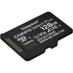 Tarjeta de Memoria Kingston CANVAS Select Plus 128GB microSD XC/ Clase 10/ 150MBs - PixelPlaza