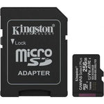 Tarjeta de Memoria Kingston CANVAS Select Plus 256GB microSD XC con Adaptador/ Clase 10/ 150MBs - PixelPlaza