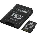 Tarjeta de Memoria Kingston CANVAS Select Plus 256GB microSD XC con Adaptador/ Clase 10/ 150MBs - PixelPlaza