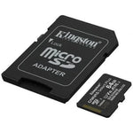 Tarjeta de Memoria Kingston CANVAS Select Plus 64GB microSD XC con Adaptador/ Clase 10/ 100MBs - PixelPlaza