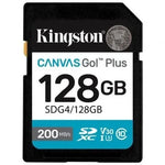 Tarjeta de Memoria Kingston CANVAS Go! Plus 128GB SD XC/ Clase 10/ 200MBs - PixelPlaza