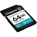 Tarjeta de Memoria Kingston CANVAS Go! Plus 64GB SD XC/ Clase 10/ 200MBs - PixelPlaza